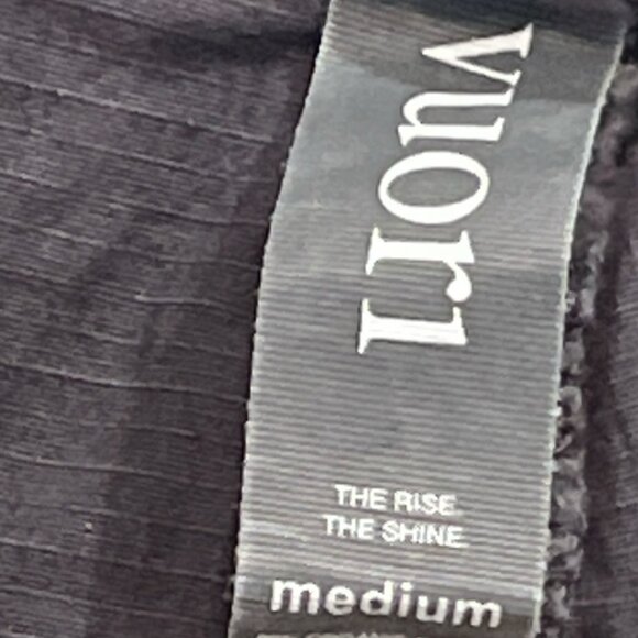 VUORI Women's Shorts Size Medium Camo Black Grey Cotton Drawstring Waist - Picture 4 of 10